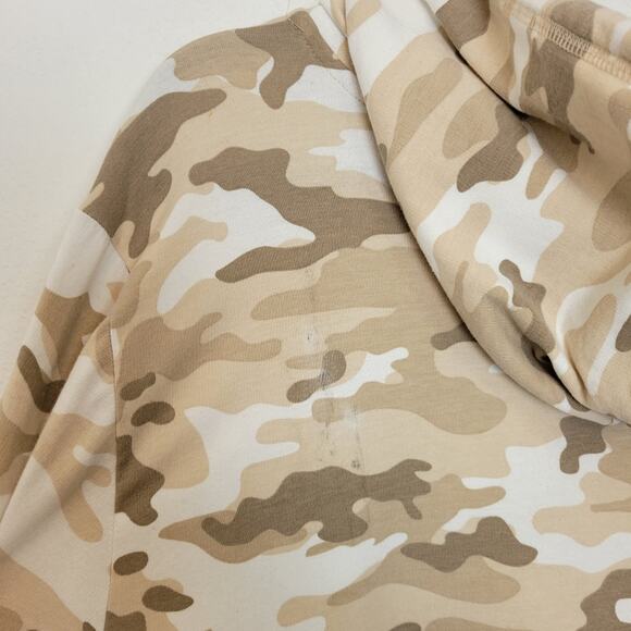 TORRID Active Tan Camo Pullover Hoodie Sweatshirt Cozy Neutral Plus Size 3X - Picture 12 of 15
